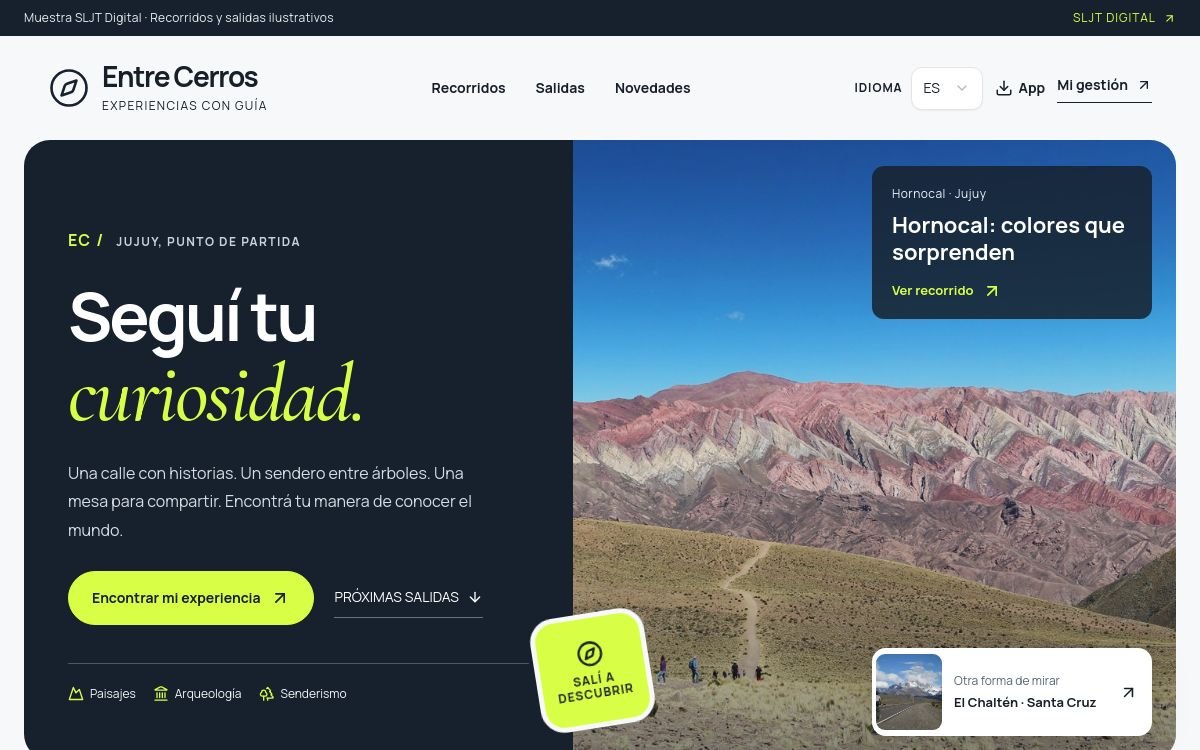 Ingreso de la App Guías de Turismo