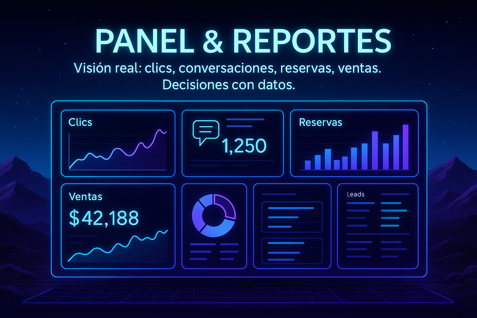 Panel y reportes